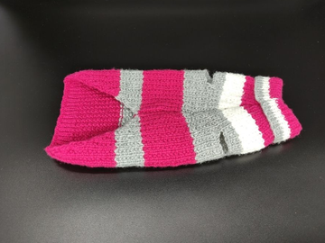 Różowo-szary sweterek dla pieska