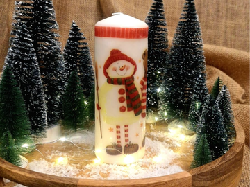 Świeca decoupage / Nr artykułu: 18/25/G