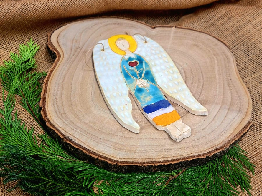 Anioł ceramiczny / Nr artykułu: 2/25/G