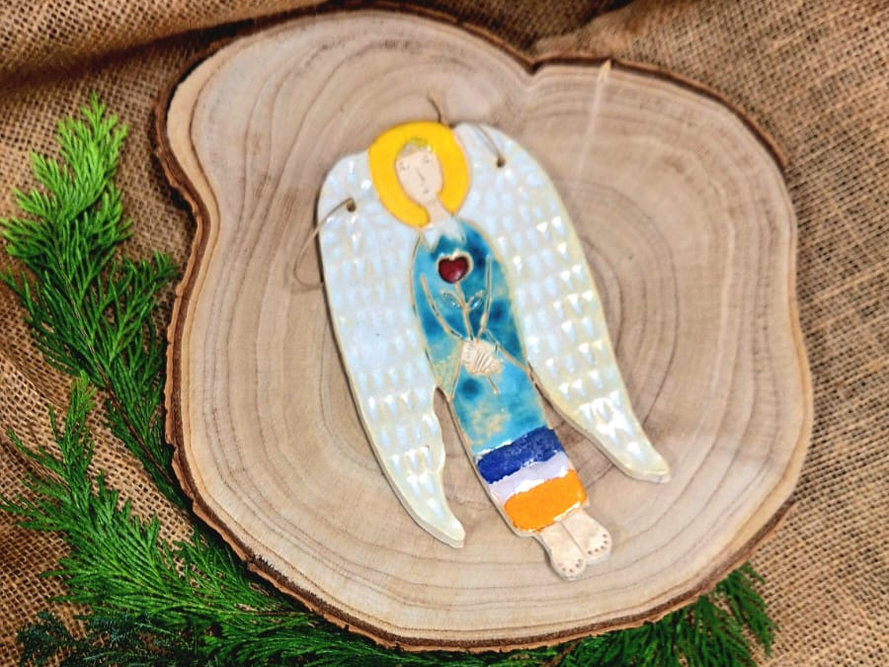 Anioł ceramiczny / Nr artykułu: 2/25/G