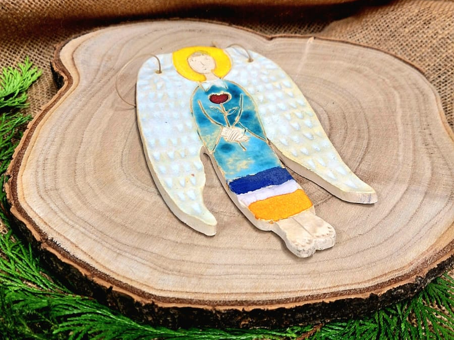 Anioł ceramiczny / Nr artykułu: 2/25/G